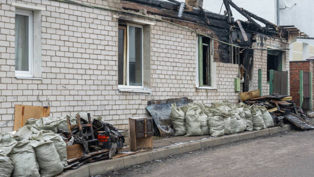 Professional Soot Cleanup technician working in Odessa, TX